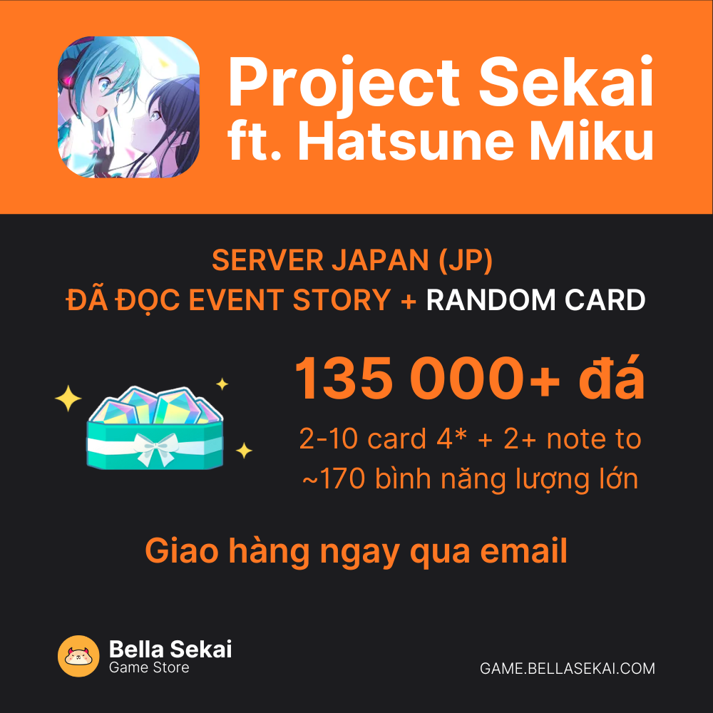 [JAPAN] 135 000+ Crystals Project Sekai Reroll Starter Accounts