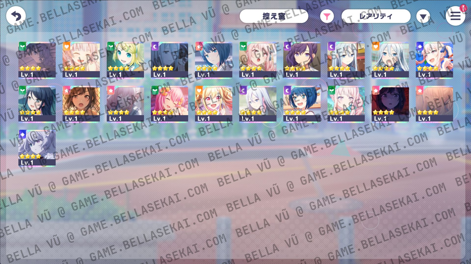 [JAPAN] Limited 4* No Crystals Project Sekai Starter Accounts - Image 1