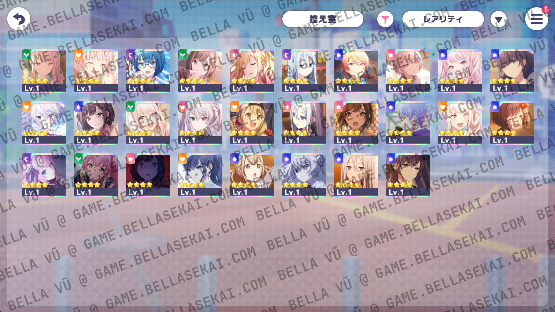 [JAPAN] Limited 4* No Crystals Project Sekai Starter Accounts - Image 1