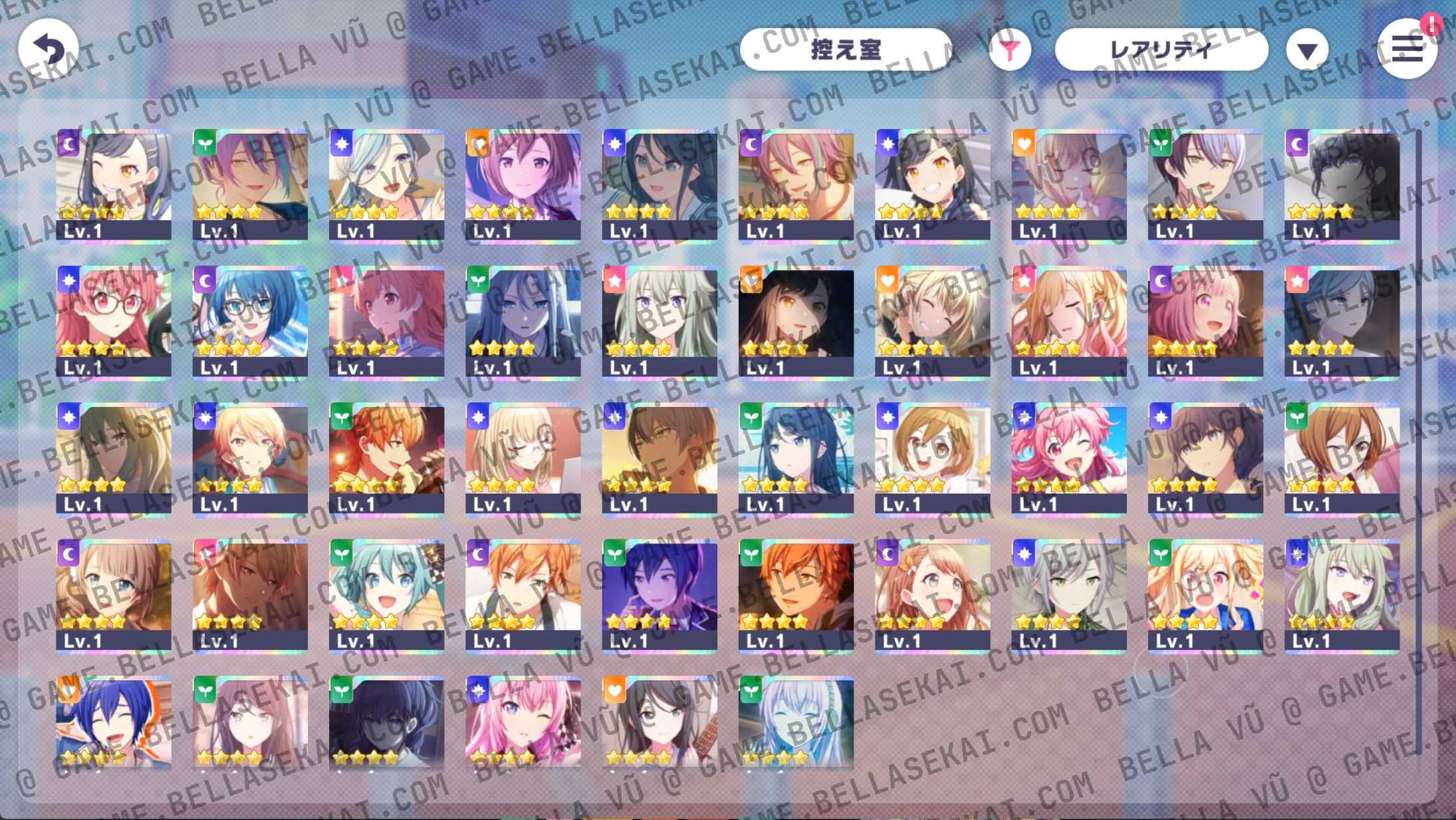 [JAPAN] Limited 4* No Crystals Project Sekai Starter Accounts - Image 1