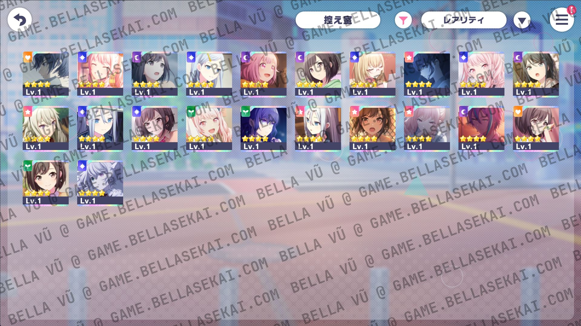 [JAPAN] Limited 4* No Crystals Project Sekai Starter Accounts - Image 1