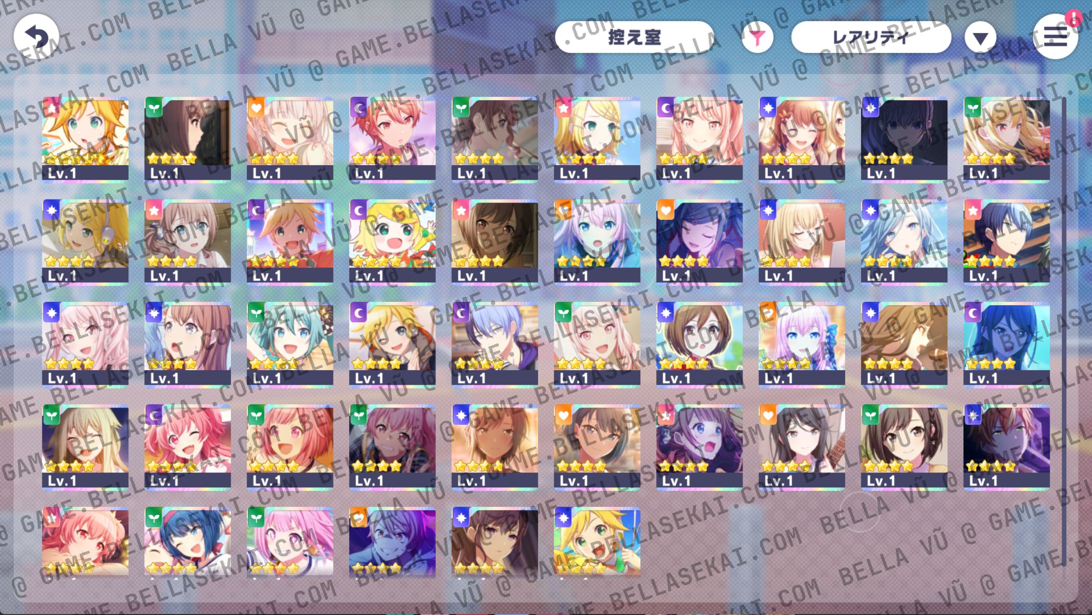 [JAPAN] Limited 4* No Crystals Project Sekai Starter Accounts - Image 1