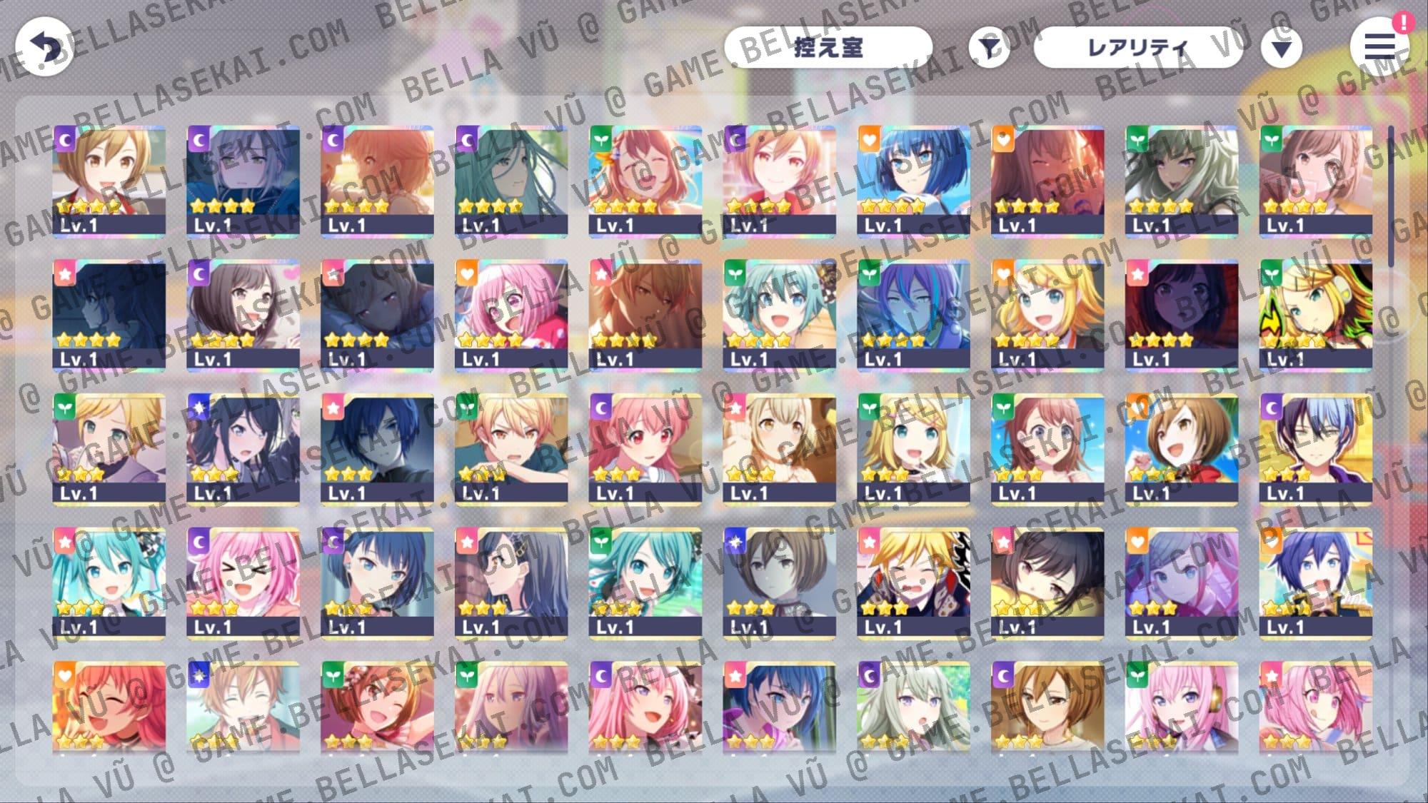 [JAPAN] Limited 4* No Crystals Project Sekai Starter Accounts - Image 1