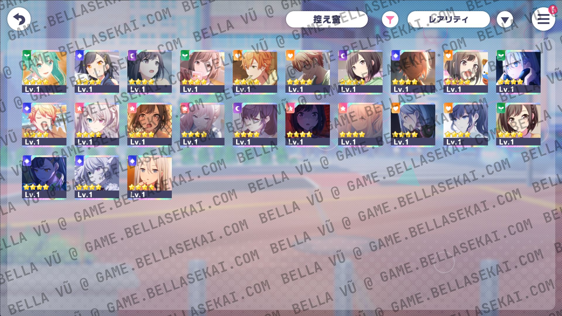 [JAPAN] Limited 4* No Crystals Project Sekai Starter Accounts - Image 1
