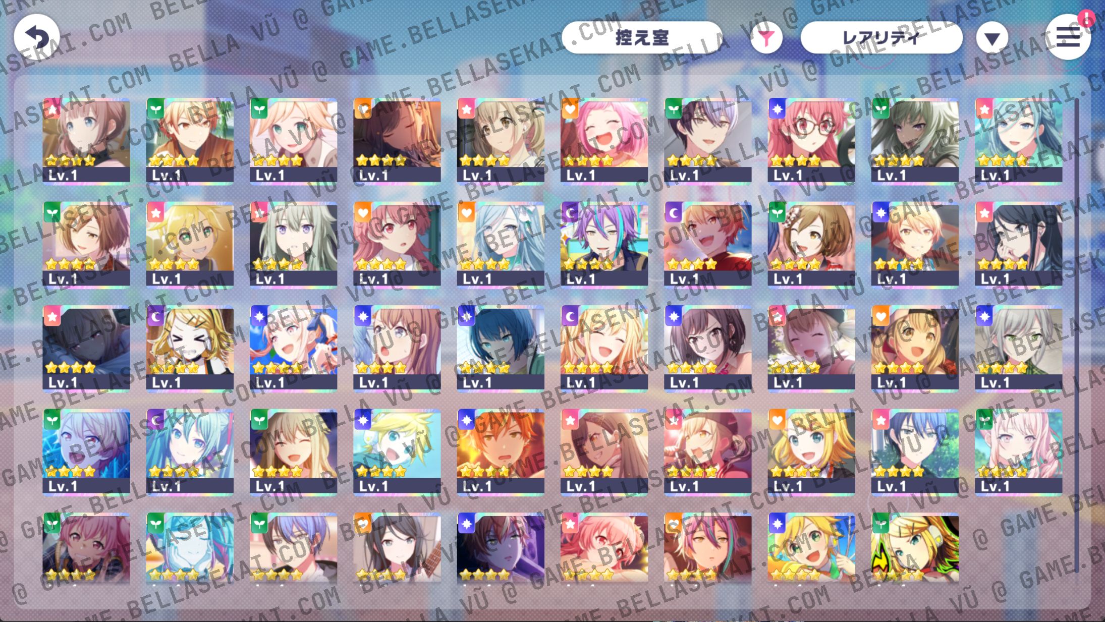 [JAPAN] Limited 4* No Crystals Project Sekai Starter Accounts - Image 1
