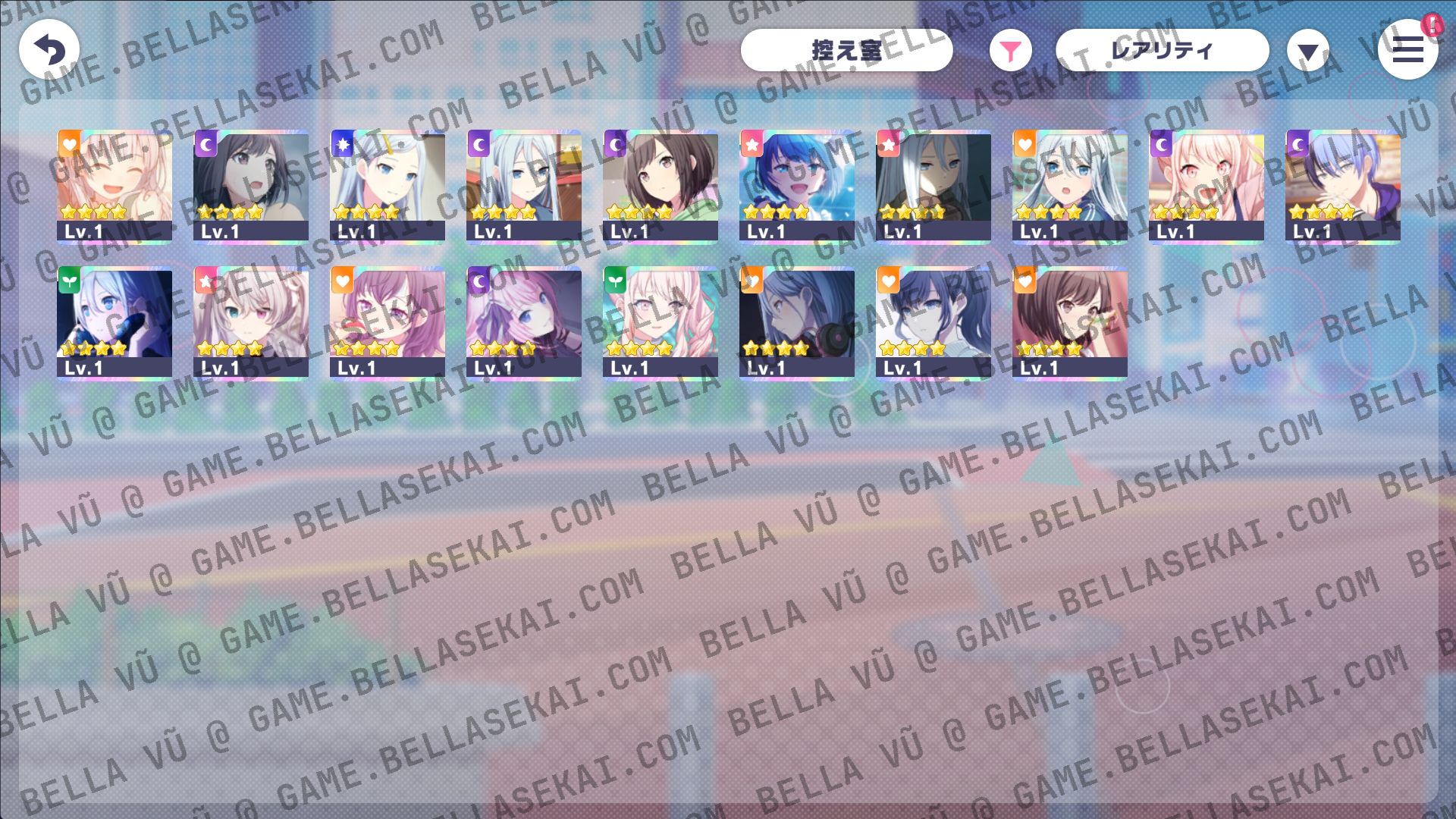 [JAPAN] Limited 4* No Crystals Project Sekai Starter Accounts - Image 1