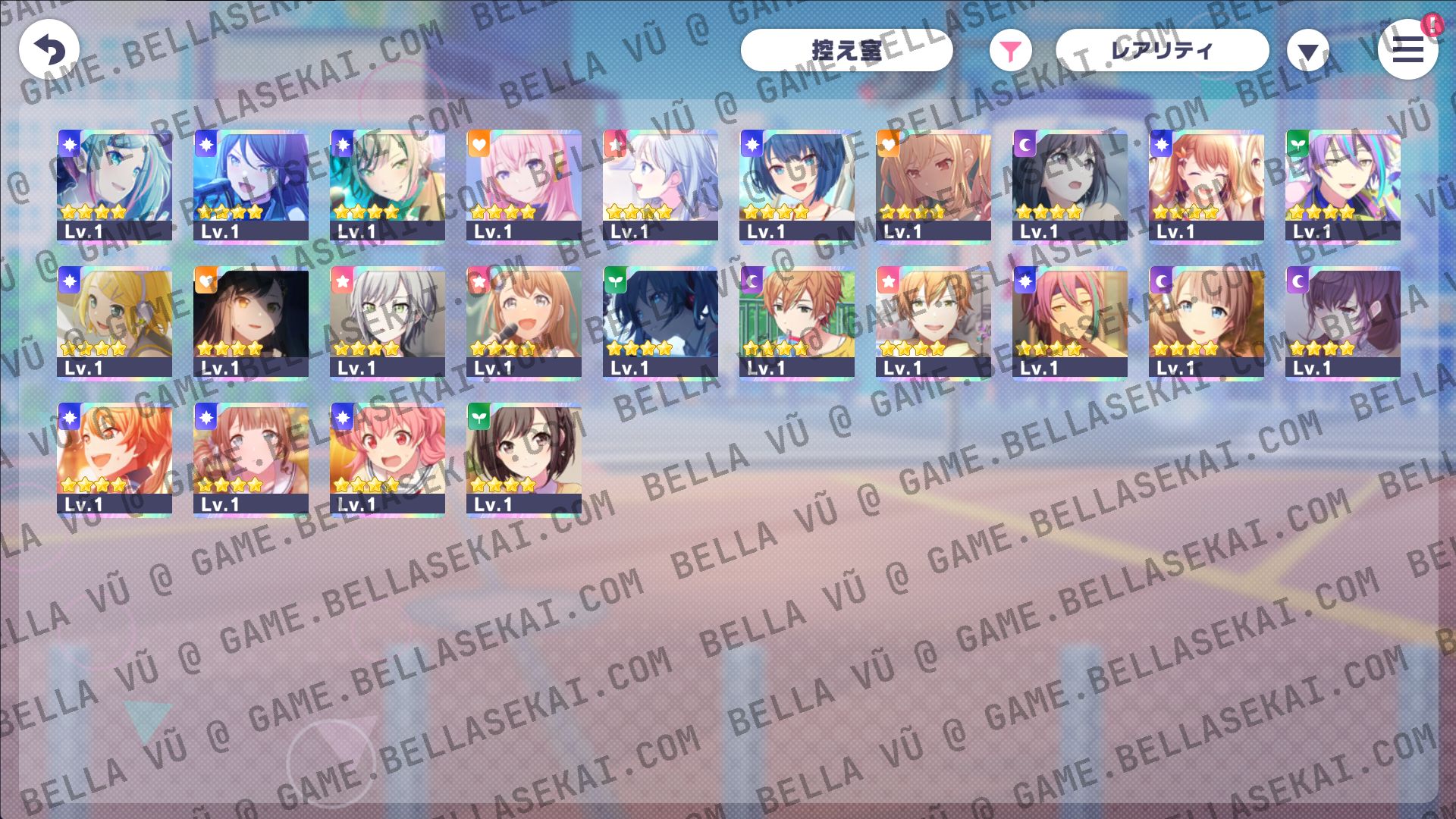 [JAPAN] Limited 4* No Crystals Project Sekai Starter Accounts - Image 1