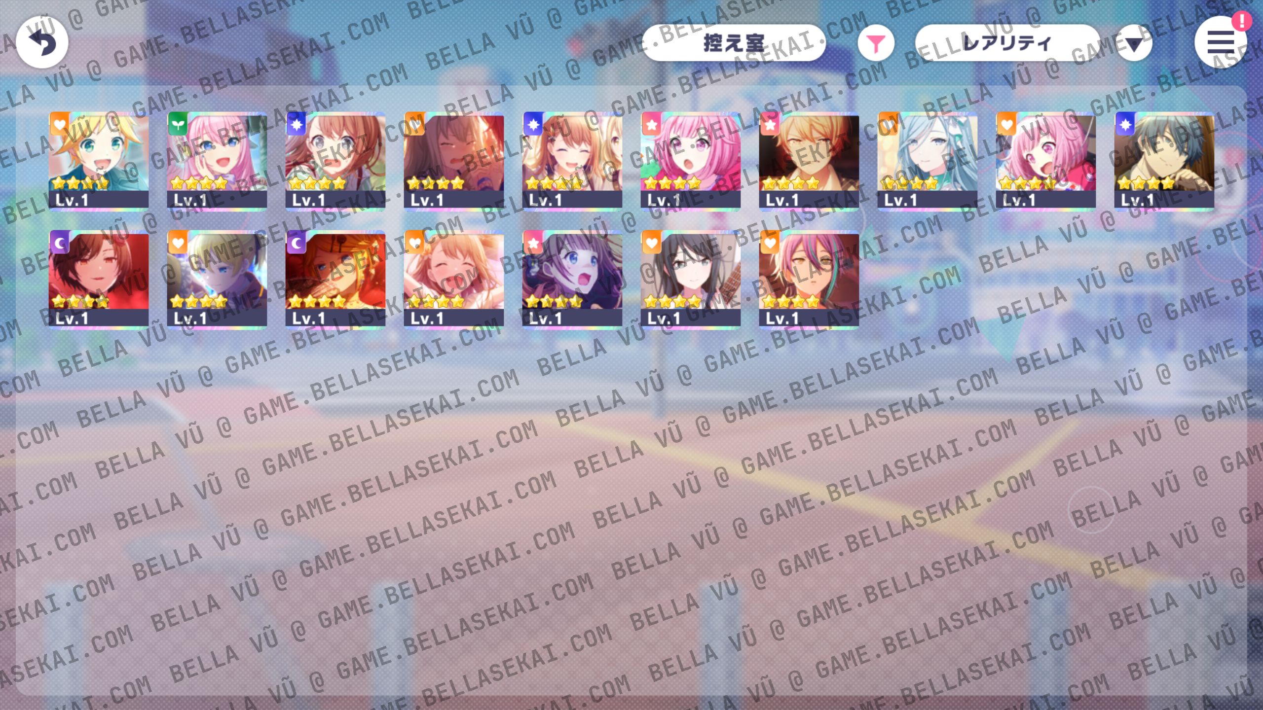 [JAPAN] Limited 4* No Crystals Project Sekai Starter Accounts - Image 1