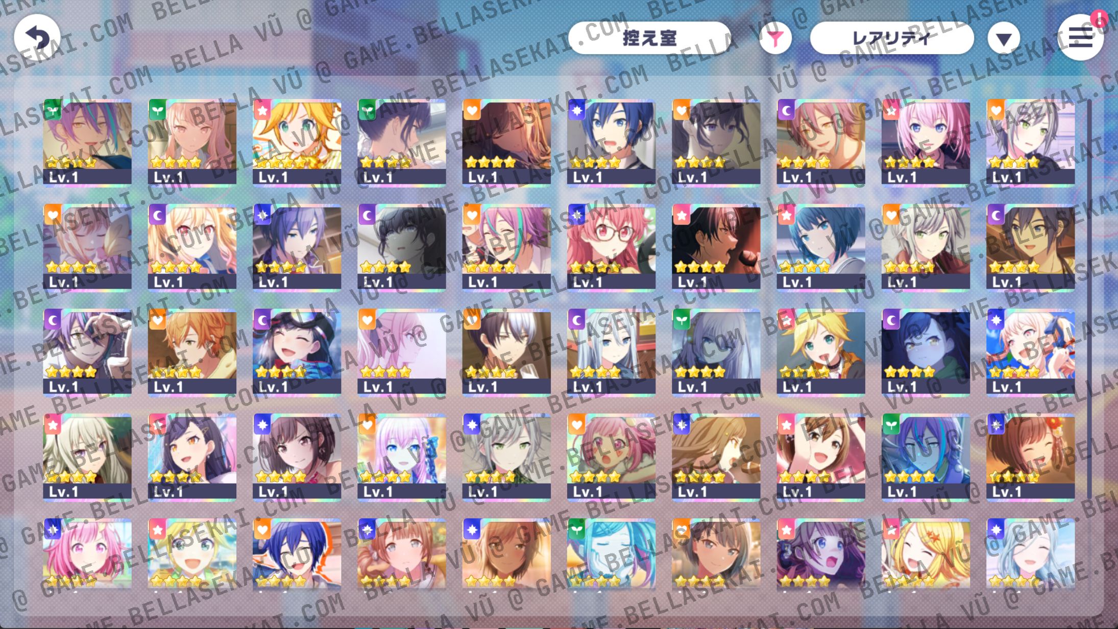 [JAPAN] Limited 4* No Crystals Project Sekai Starter Accounts - Image 1