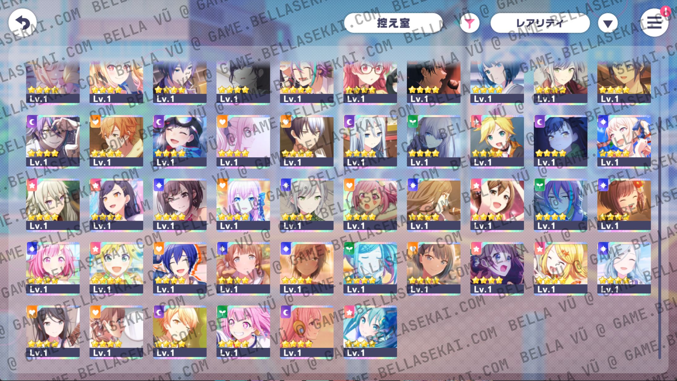 [JAPAN] Limited 4* No Crystals Project Sekai Starter Accounts - Image 2