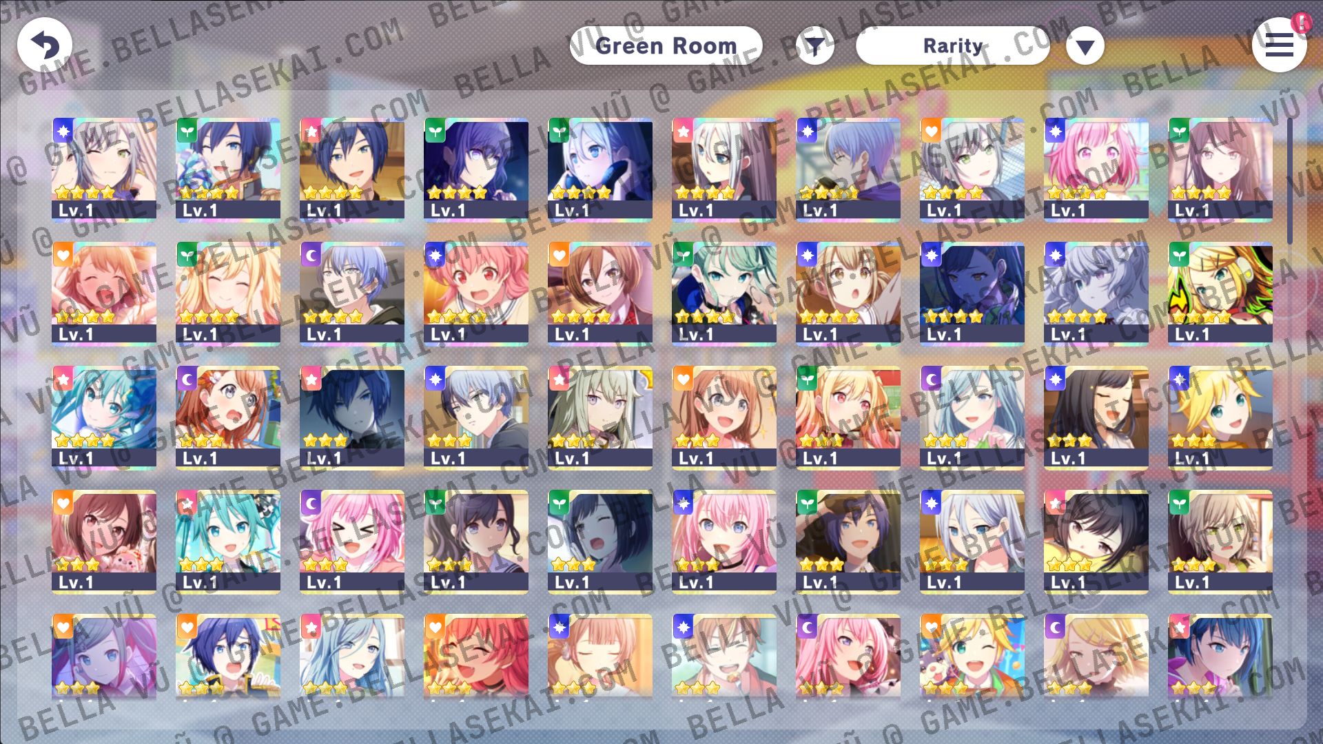 [GLOBAL] 180 000+ Crystals Project Sekai Reroll Starter Accounts - Image 1