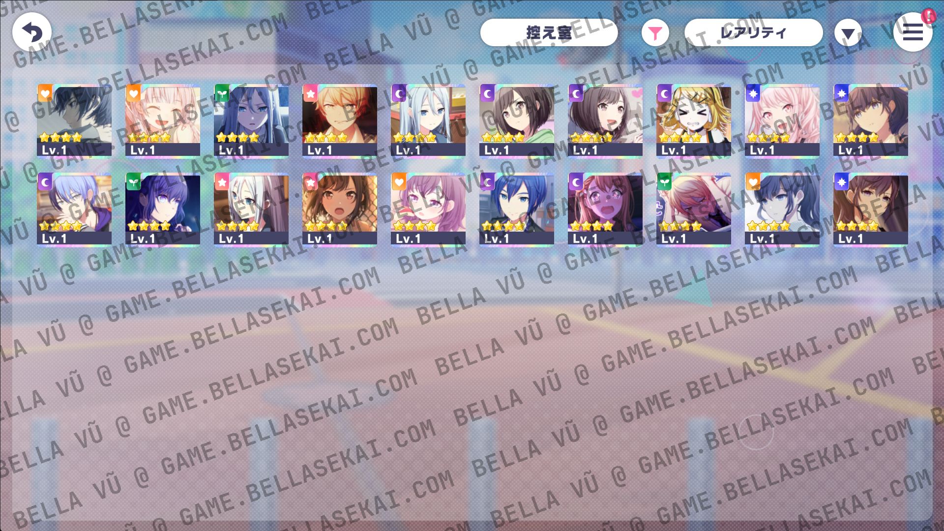 [JAPAN] Limited 4* No Crystals Project Sekai Starter Accounts - Image 1