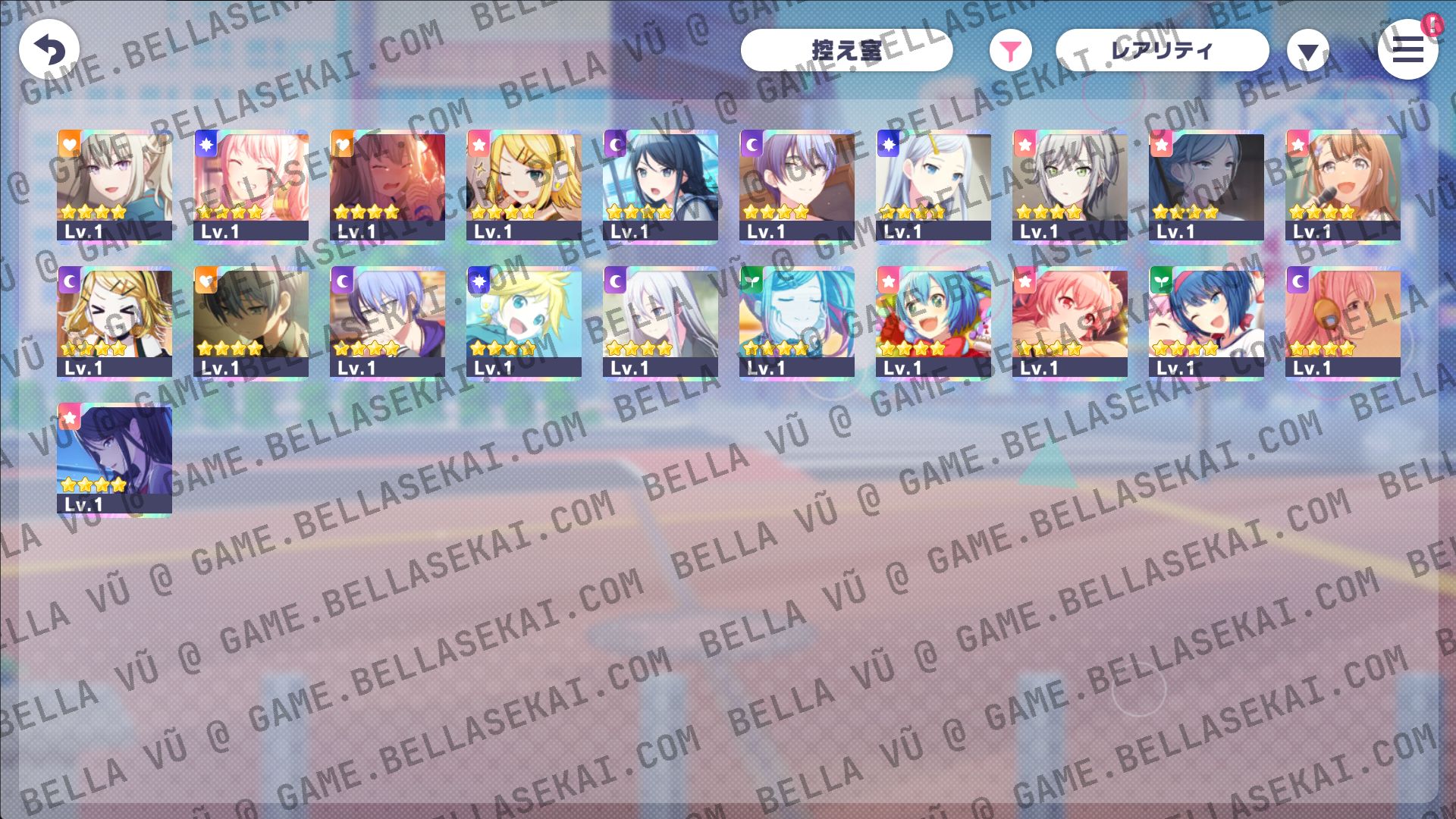 [JAPAN] Limited 4* No Crystals Project Sekai Starter Accounts - Image 1