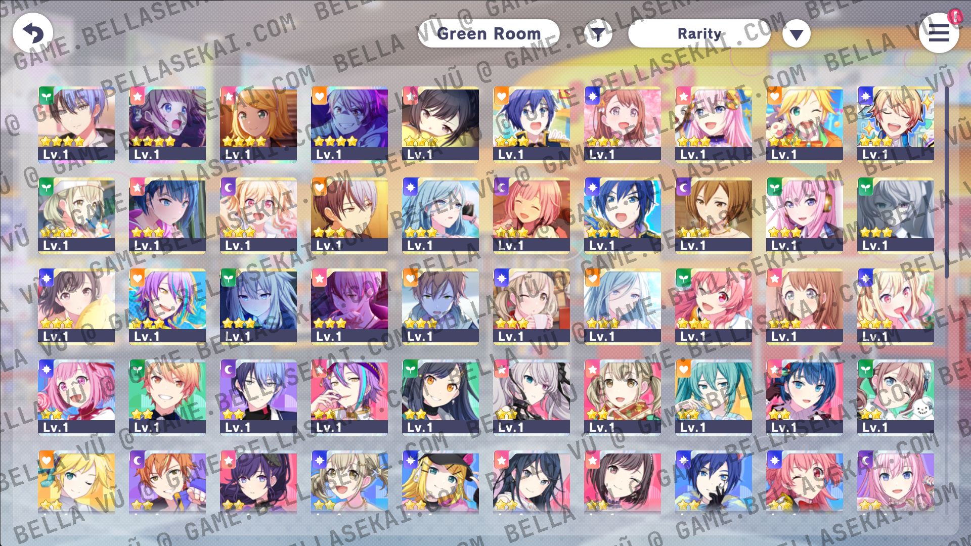 [GLOBAL] 90 000+ Crystals Project Sekai Reroll Starter Accounts - Image 1