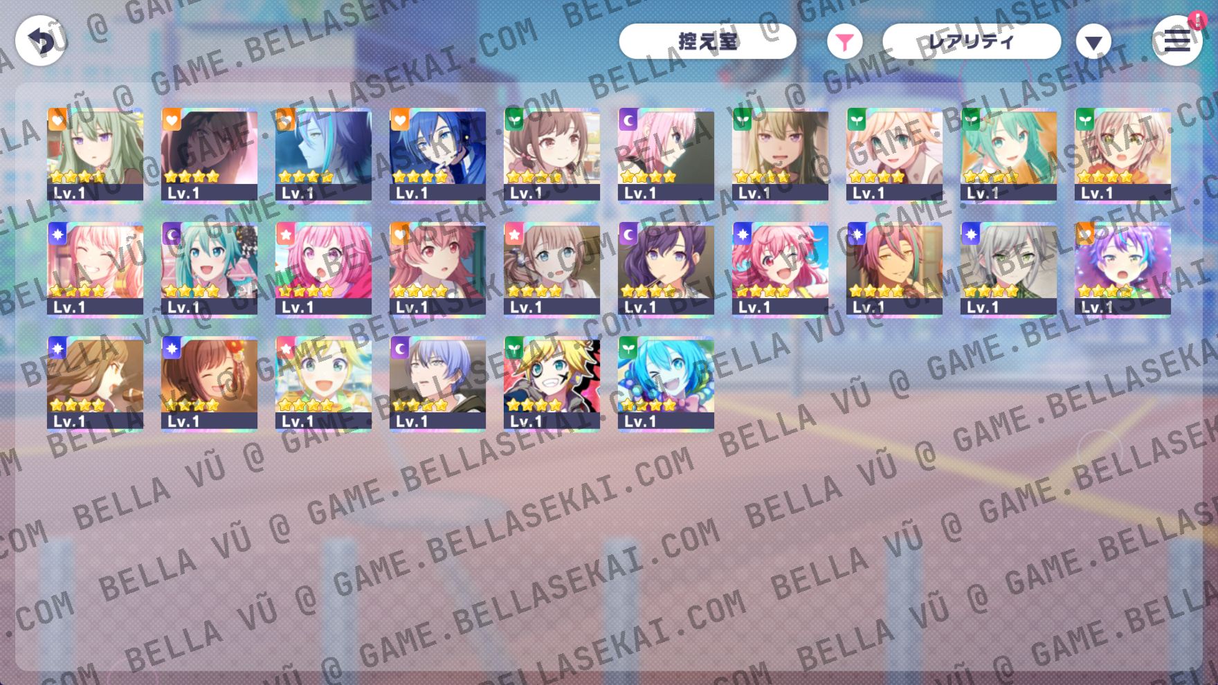 [JAPAN] Limited 4* No Crystals Project Sekai Starter Accounts - Image 1