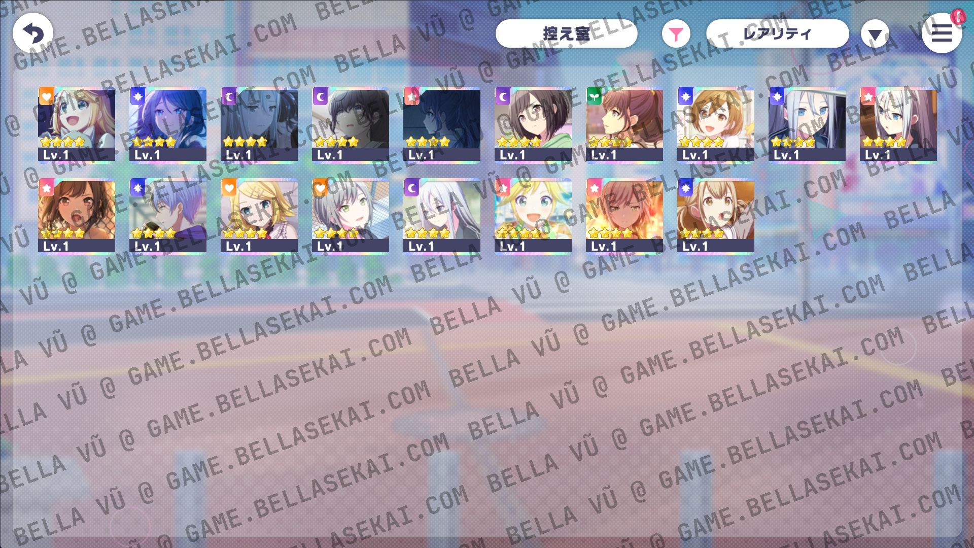 [JAPAN] Limited 4* No Crystals Project Sekai Starter Accounts - Image 1