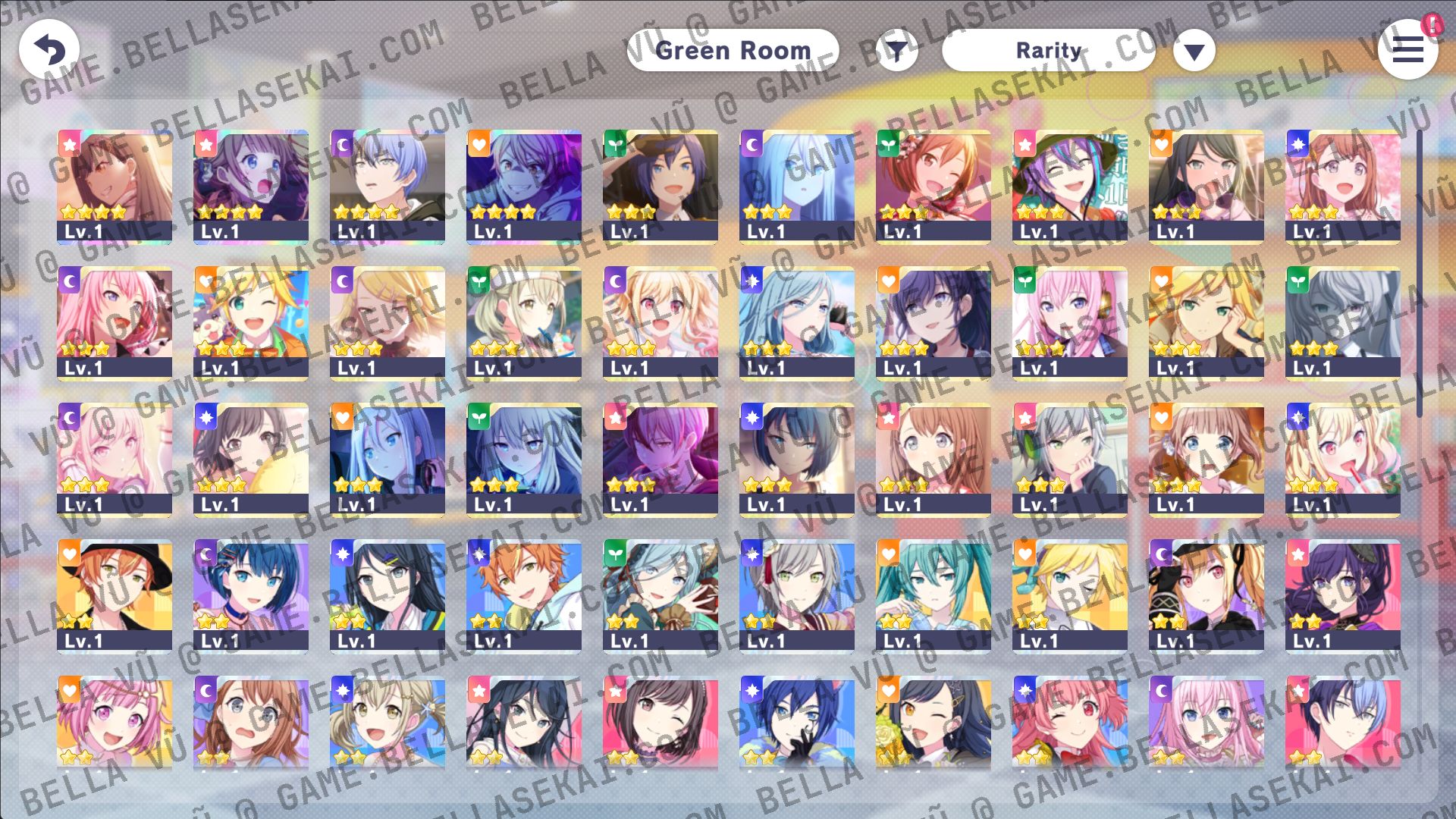 [GLOBAL] 90 000+ Crystals Project Sekai Reroll Starter Accounts - Image 1