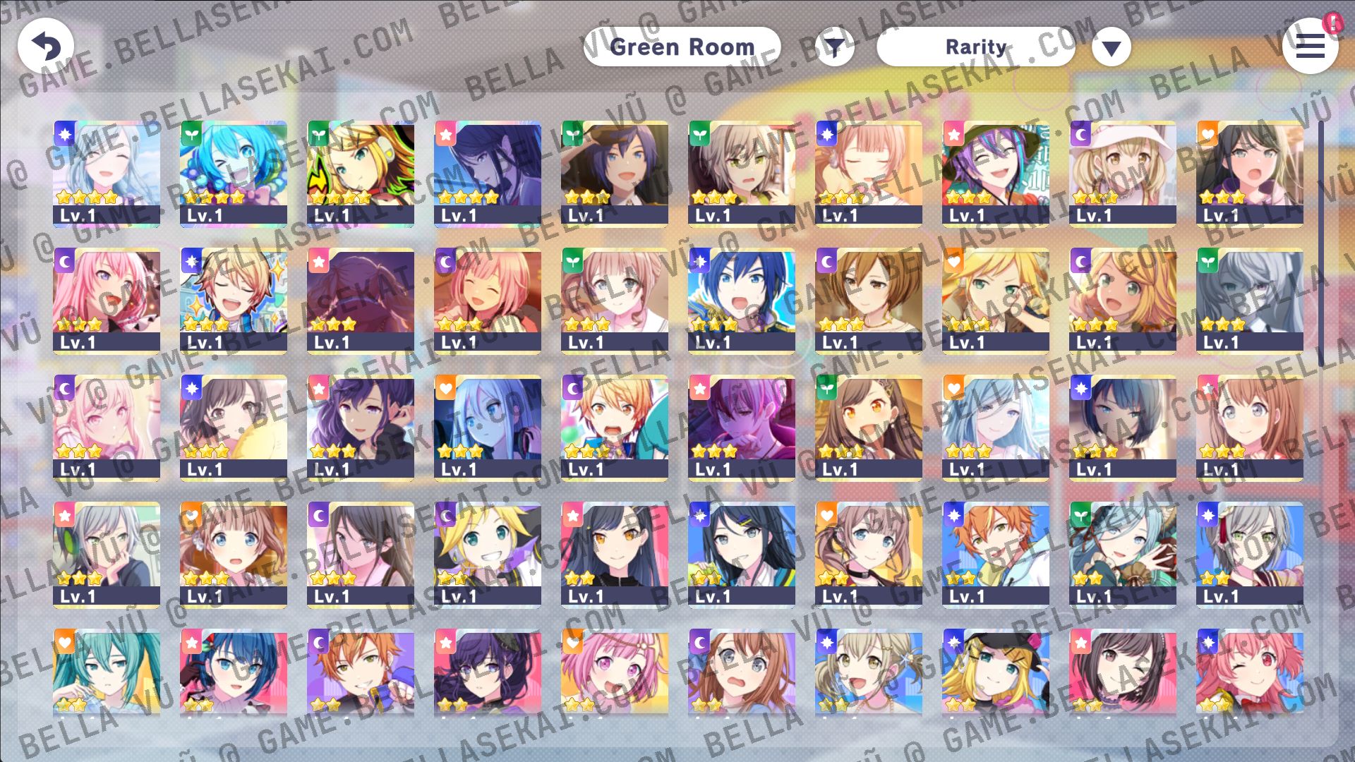 [GLOBAL] 90 000+ Crystals Project Sekai Reroll Starter Accounts - Image 1