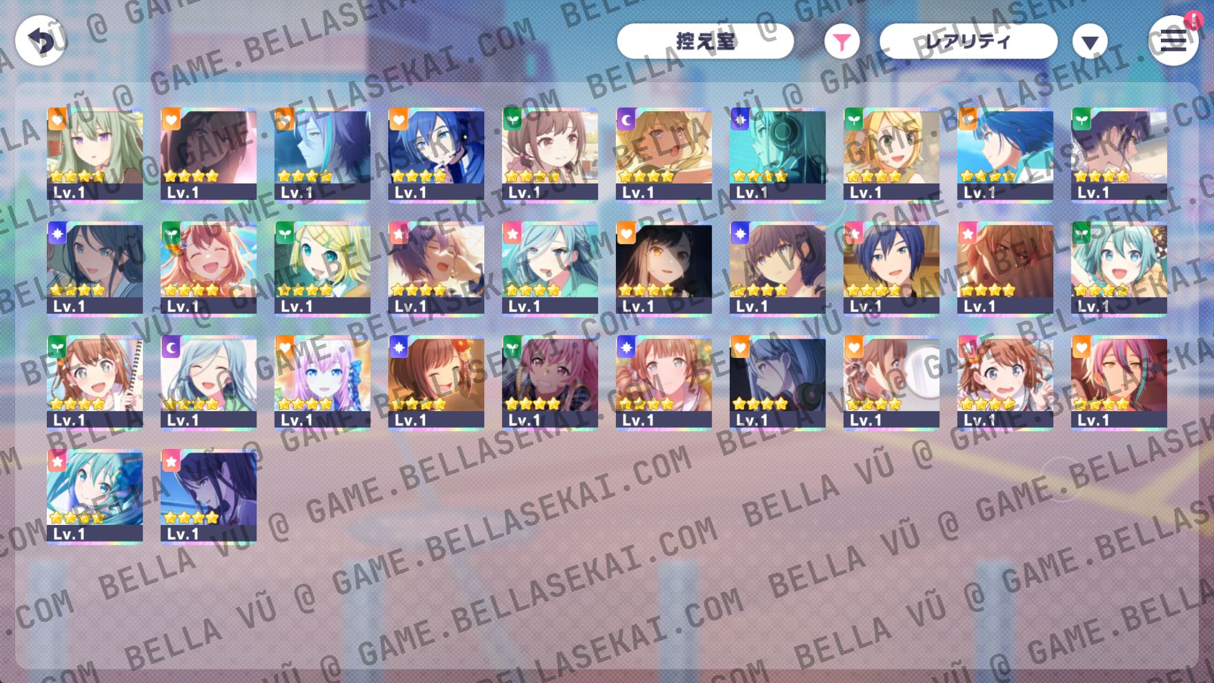 [JAPAN] Limited 4* No Crystals Project Sekai Starter Accounts - Image 1