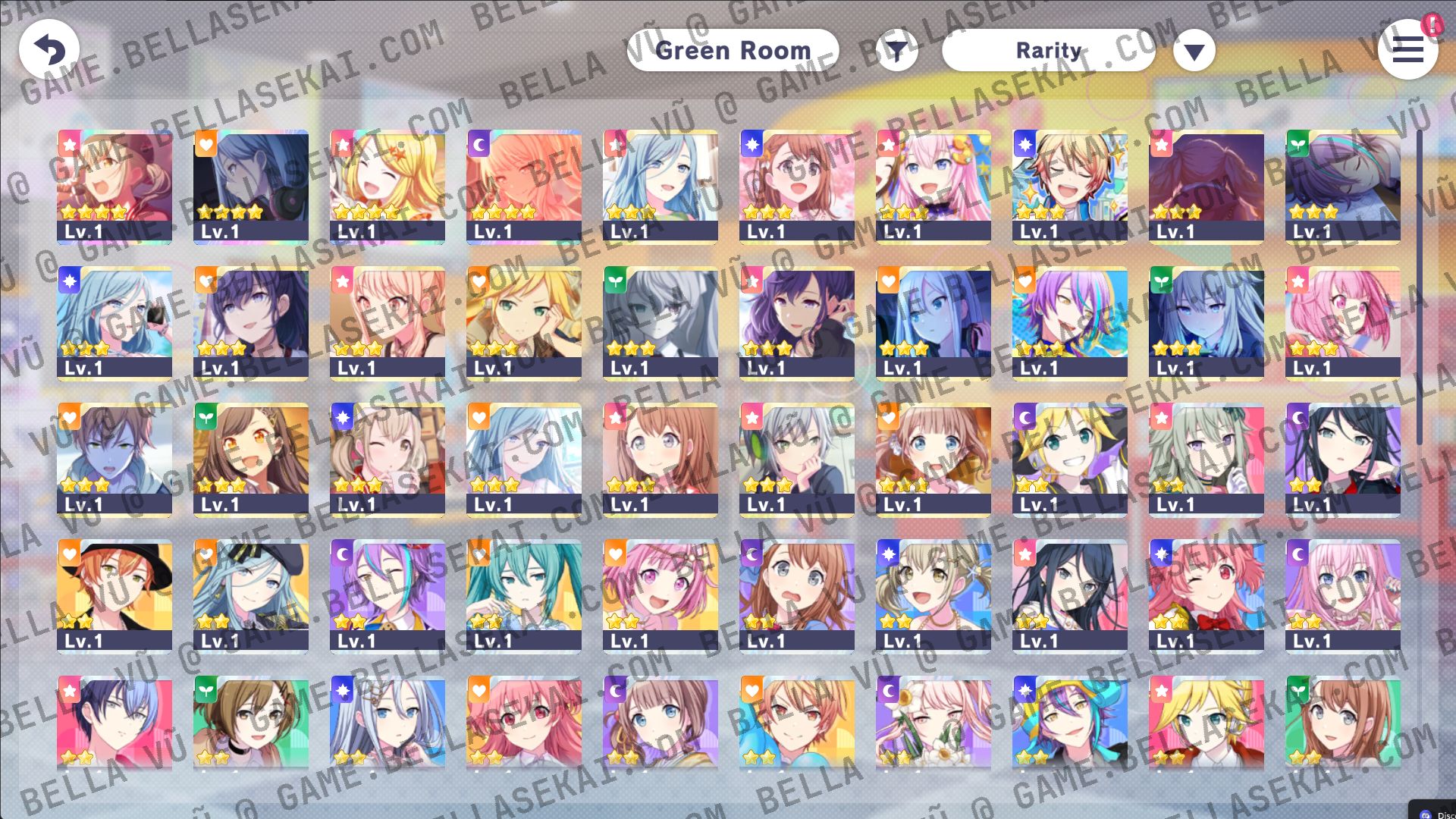 [GLOBAL] 90 000+ Crystals Project Sekai Reroll Starter Accounts - Image 1