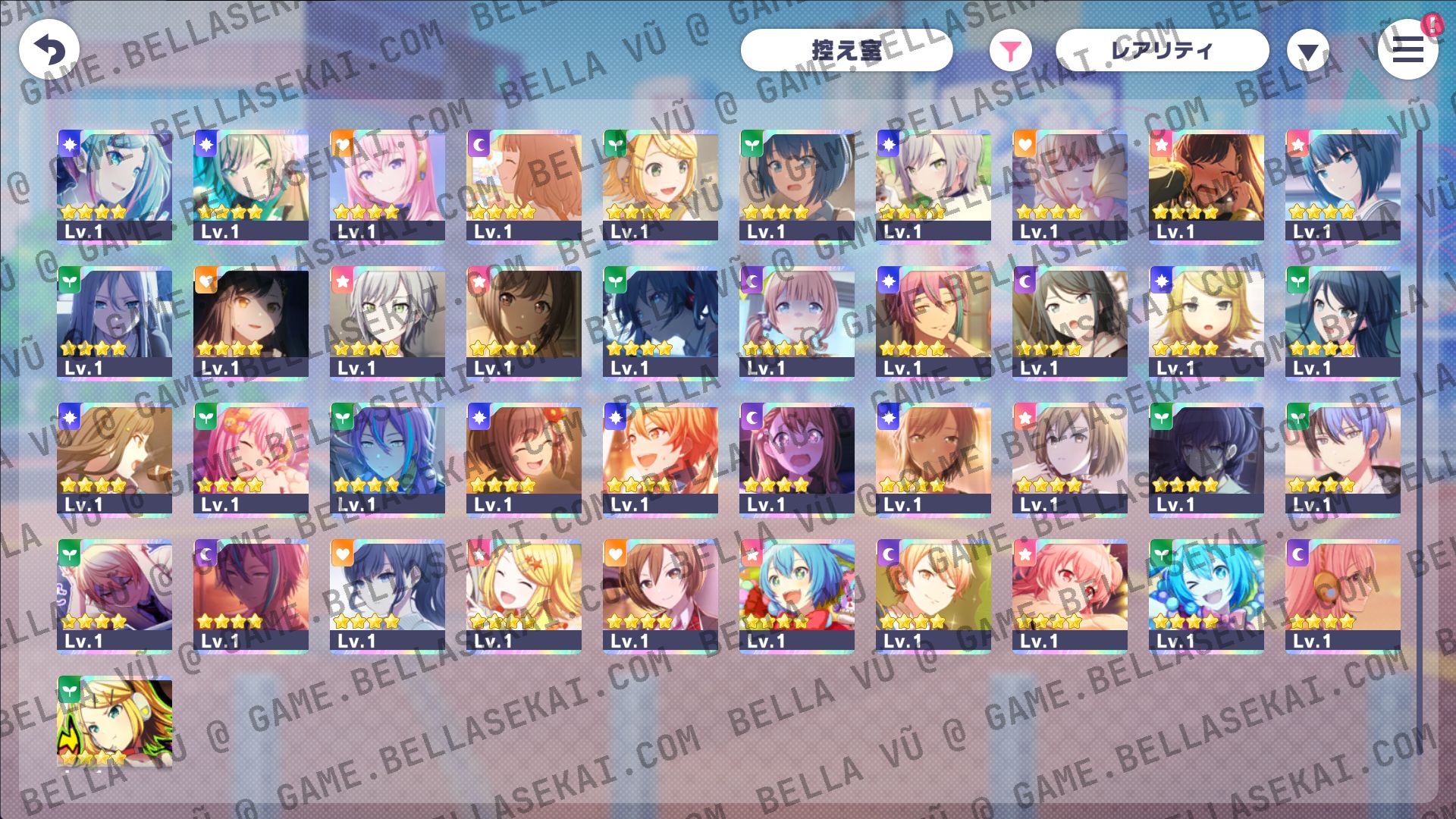 [JAPAN] Limited 4* No Crystals Project Sekai Starter Accounts - Image 1