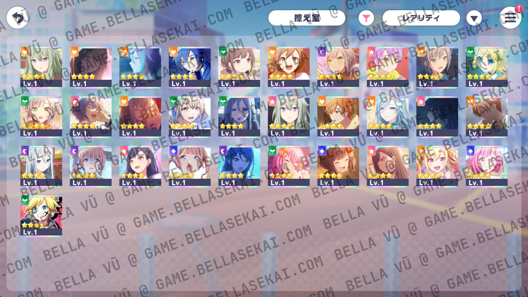 [JAPAN] Limited 4* No Crystals Project Sekai Starter Accounts - Image 1