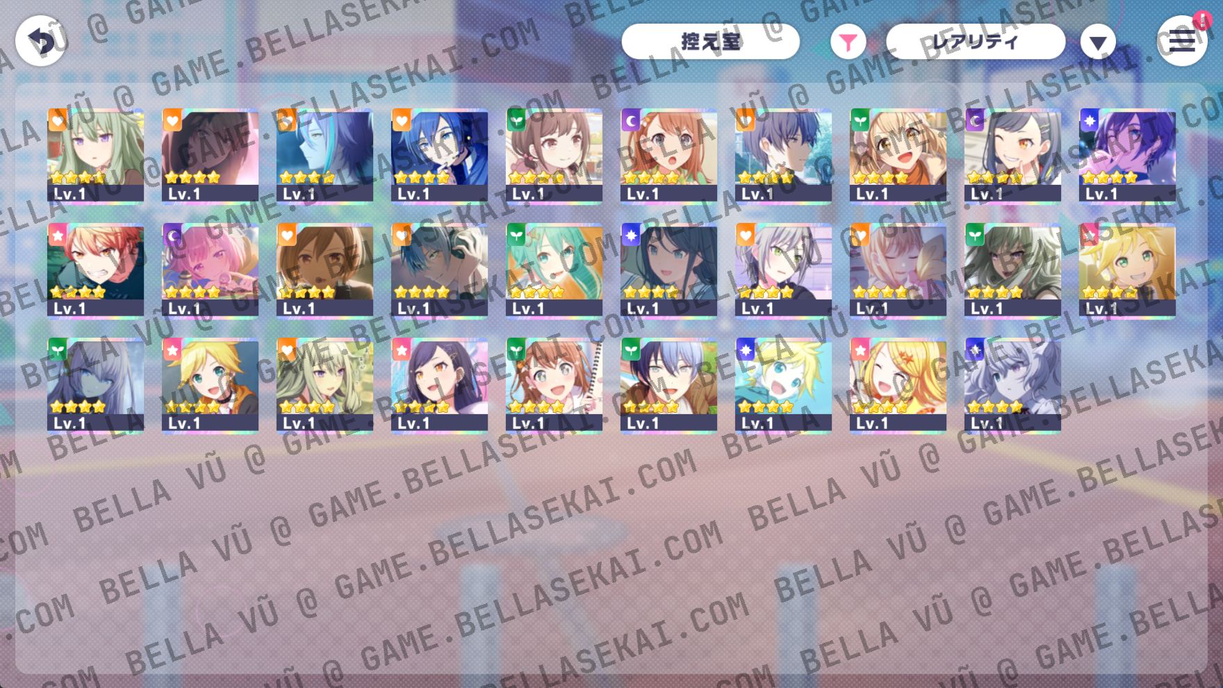 [JAPAN] Limited 4* No Crystals Project Sekai Starter Accounts - Image 1