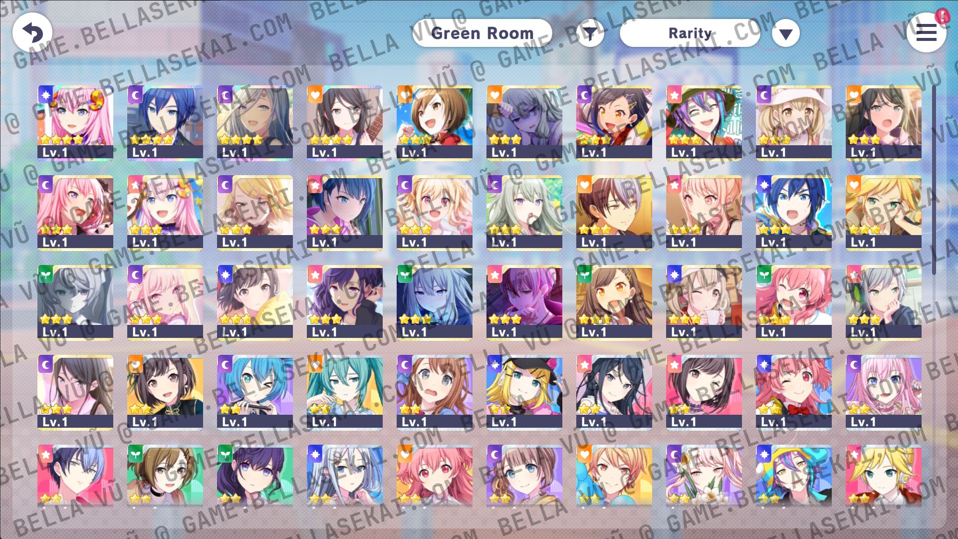 [GLOBAL] 90 000+ Crystals Project Sekai Reroll Starter Accounts - Image 1