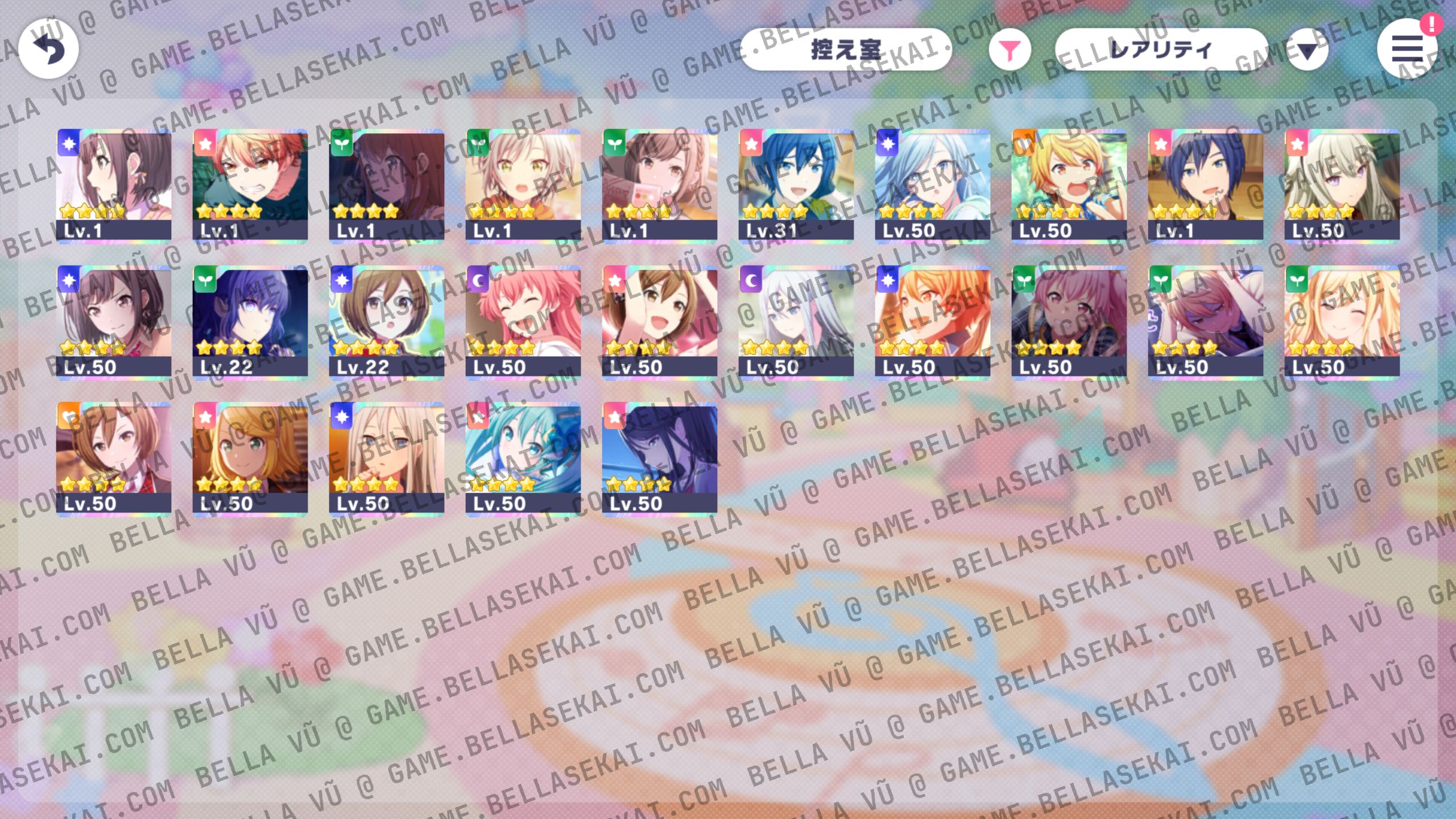[JAPAN] 235 000+ Crystals Project Sekai Reroll Starter Accounts - Image 1