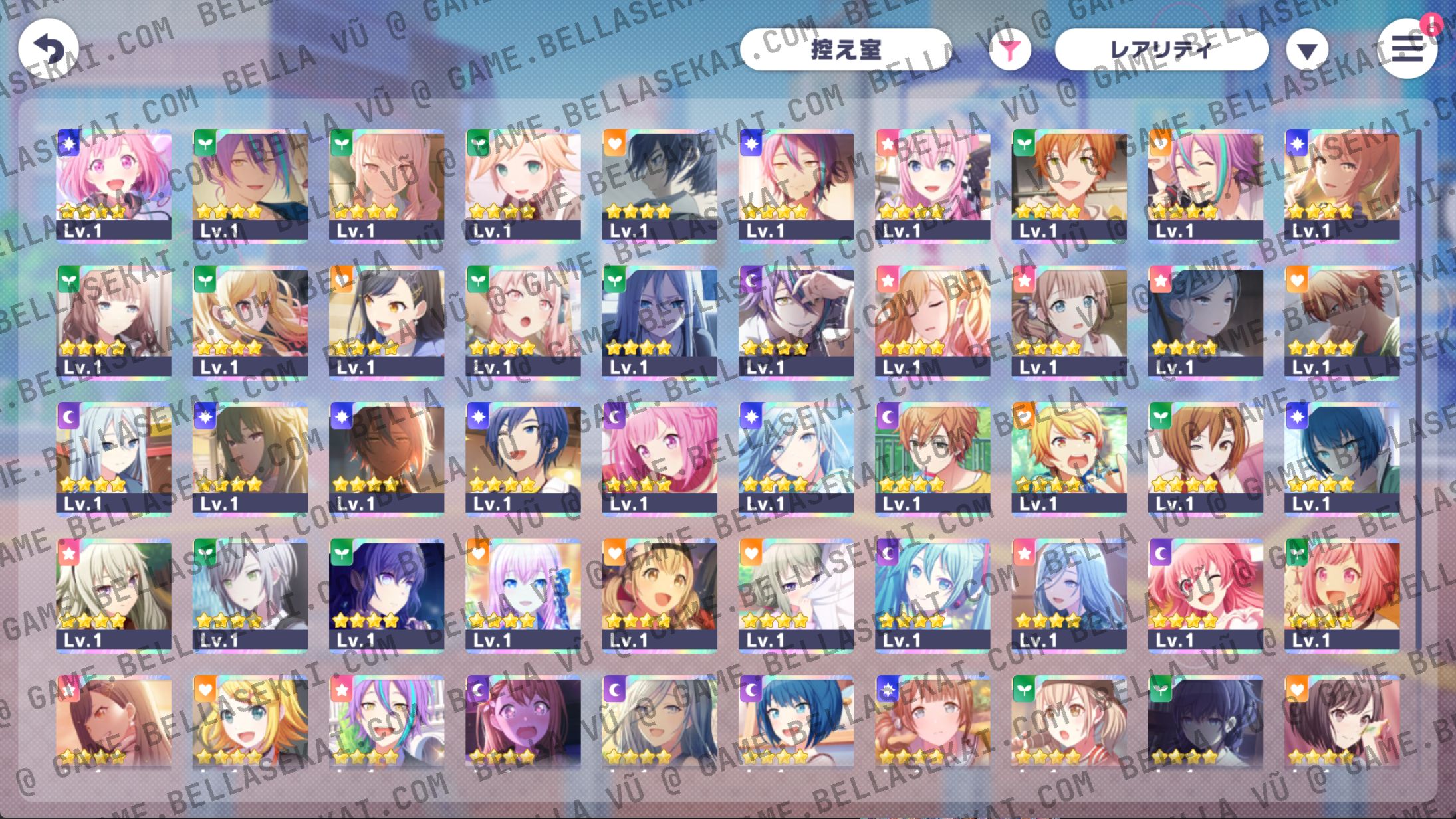 [JAPAN] Limited 4* No Crystals Project Sekai Starter Accounts - Image 1