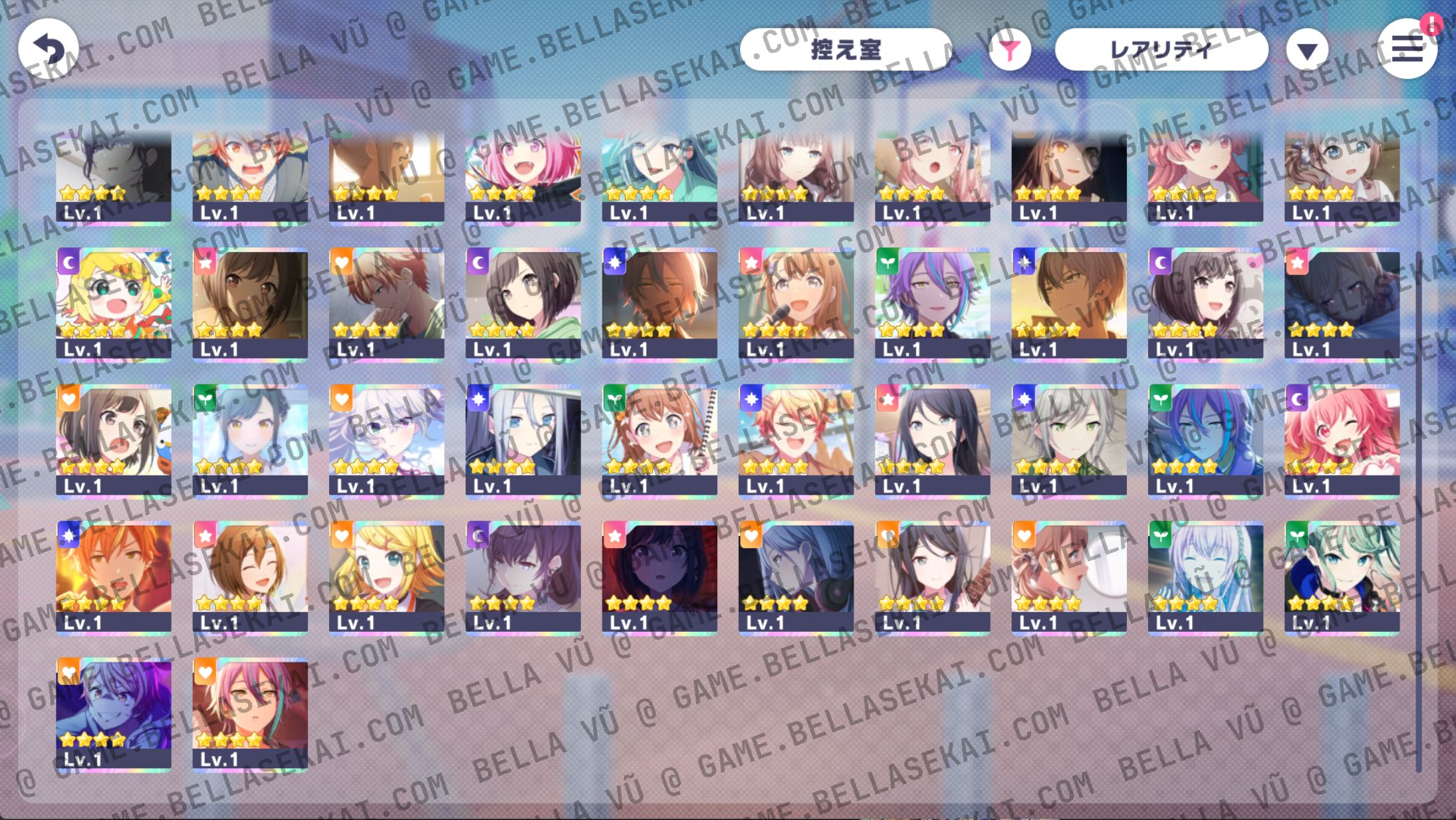 [JAPAN] Limited 4* No Crystals Project Sekai Starter Accounts - Image 2