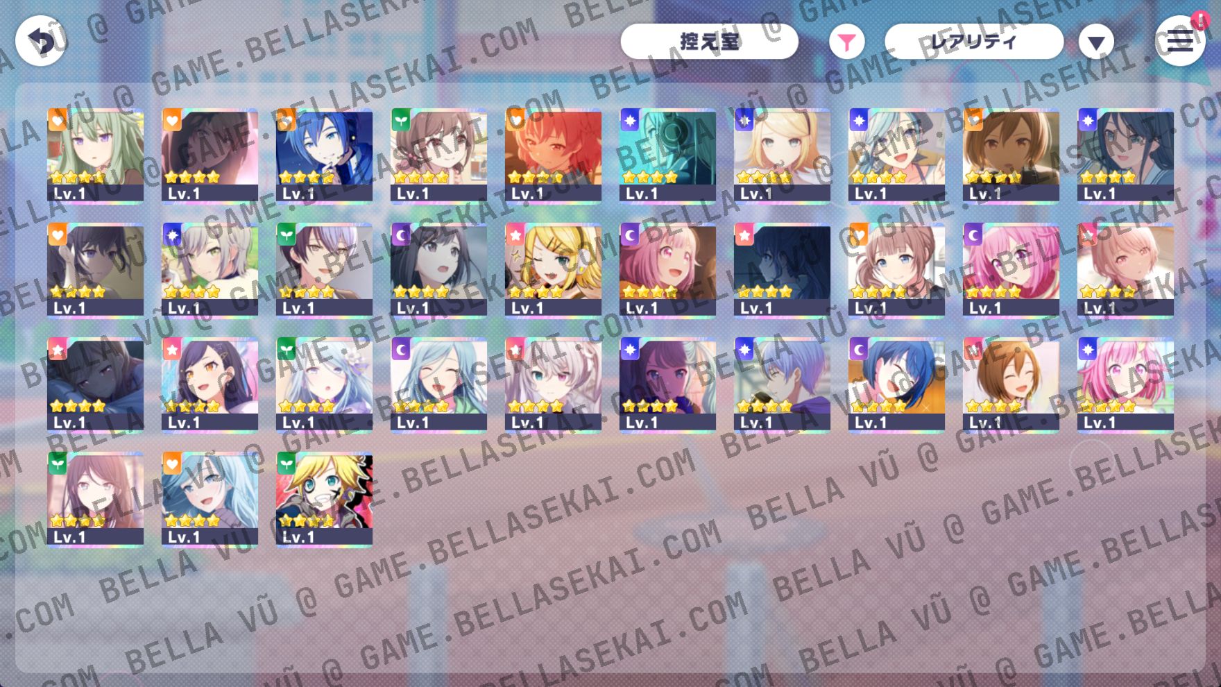 [JAPAN] Limited 4* No Crystals Project Sekai Starter Accounts - Image 1