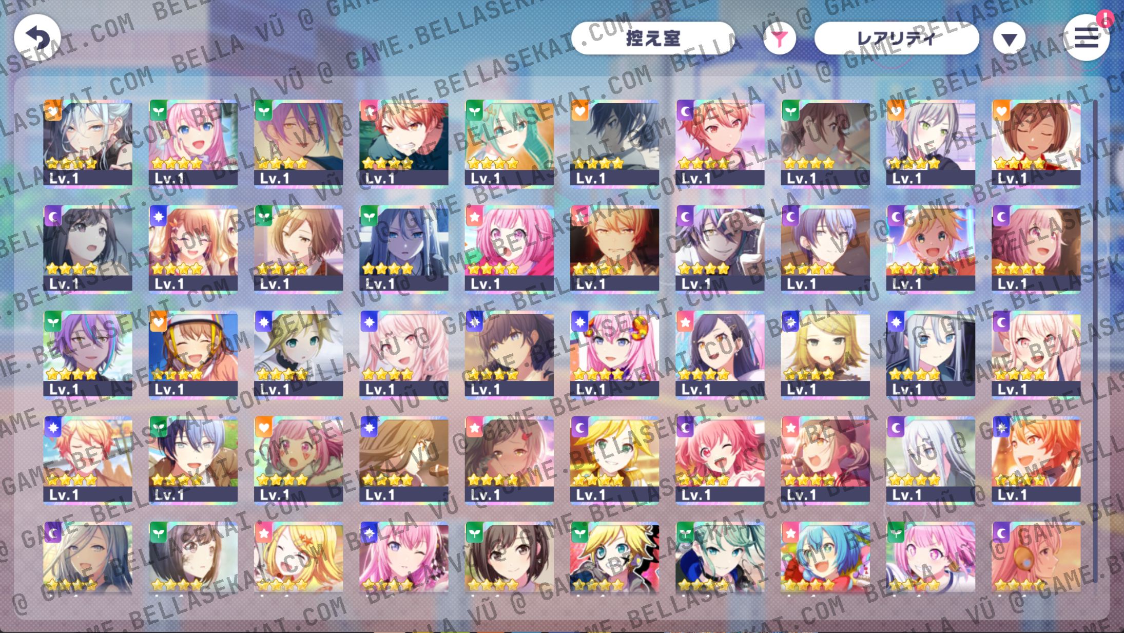 [JAPAN] Limited 4* No Crystals Project Sekai Starter Accounts - Image 1