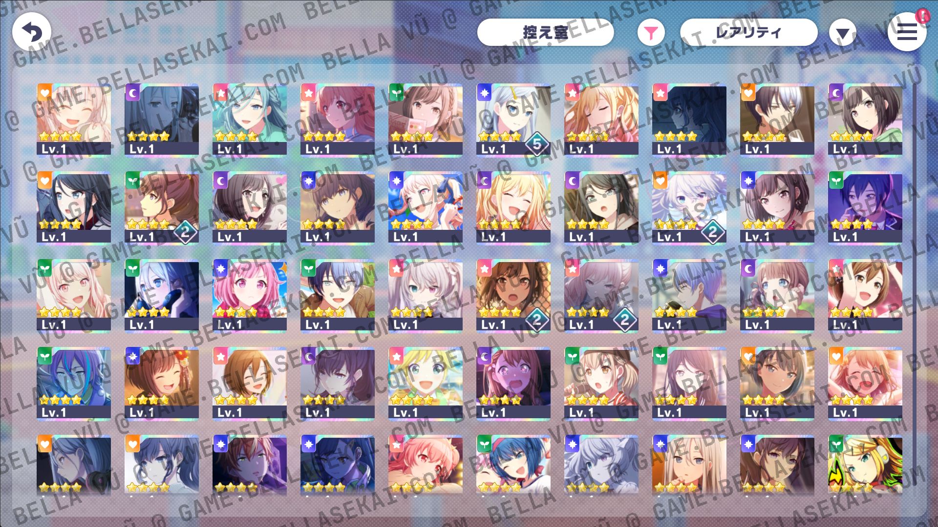 [JAPAN] Limited 4* No Crystals Project Sekai Starter Accounts - Image 1