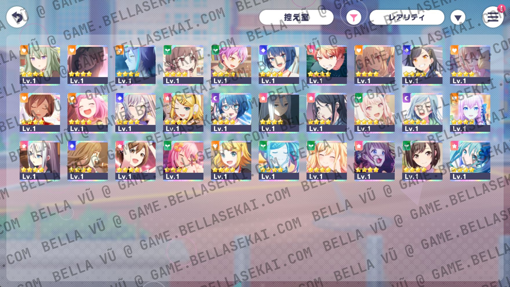 [JAPAN] Limited 4* No Crystals Project Sekai Starter Accounts - Image 1