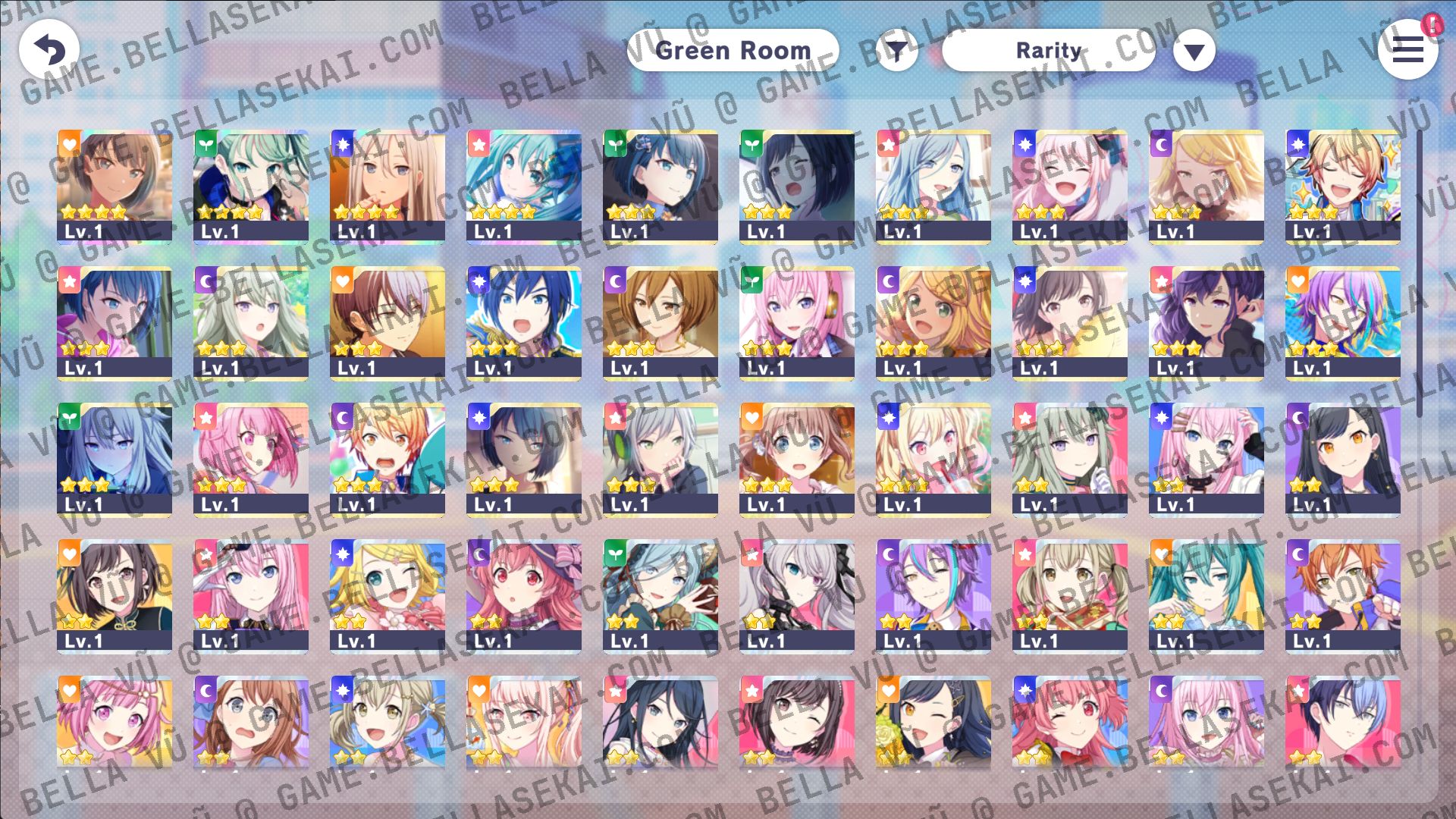 [GLOBAL] 90 000+ Crystals Project Sekai Reroll Starter Accounts - Image 1