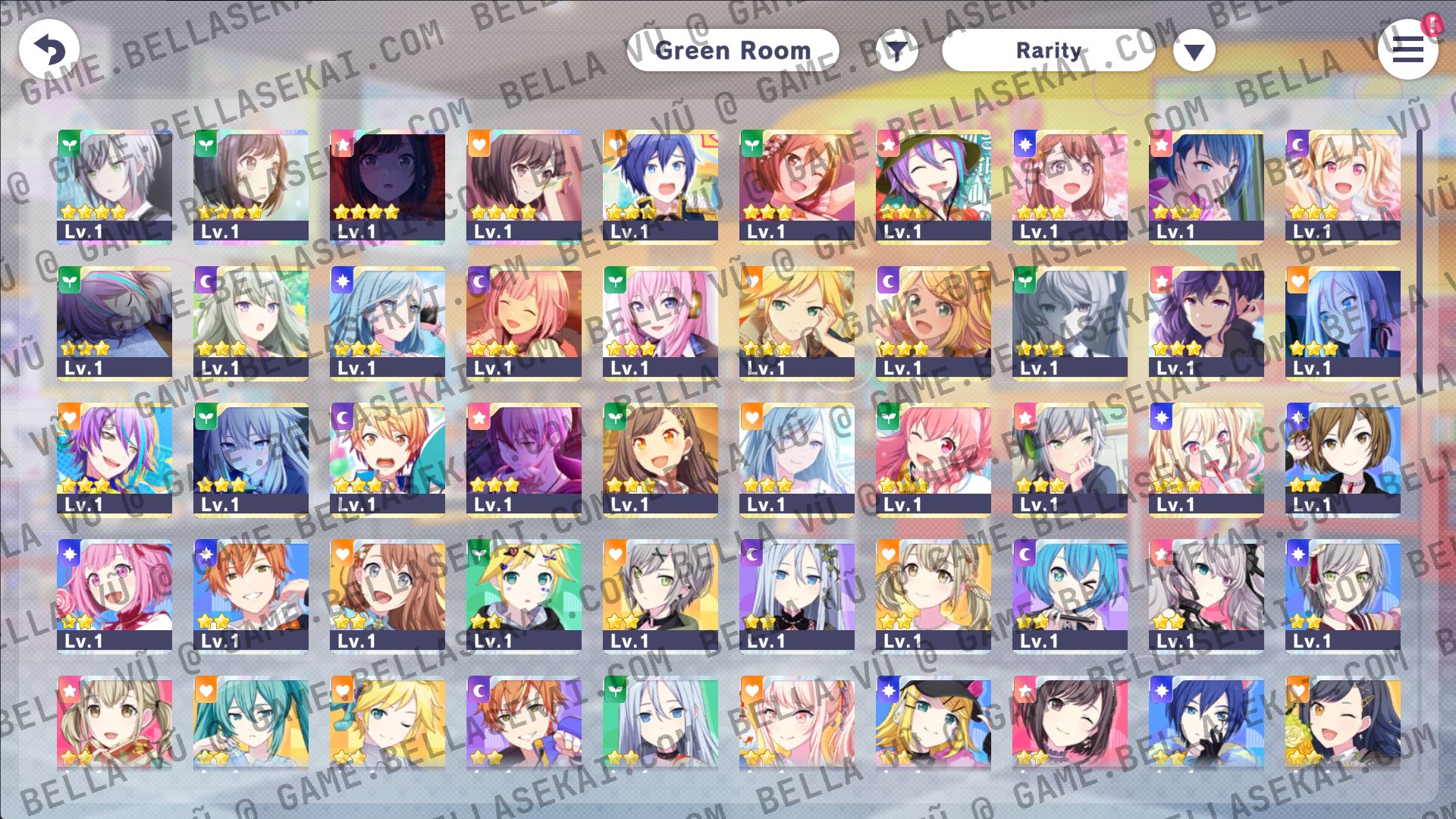 [GLOBAL] 90 000+ Crystals Project Sekai Reroll Starter Accounts - Image 1