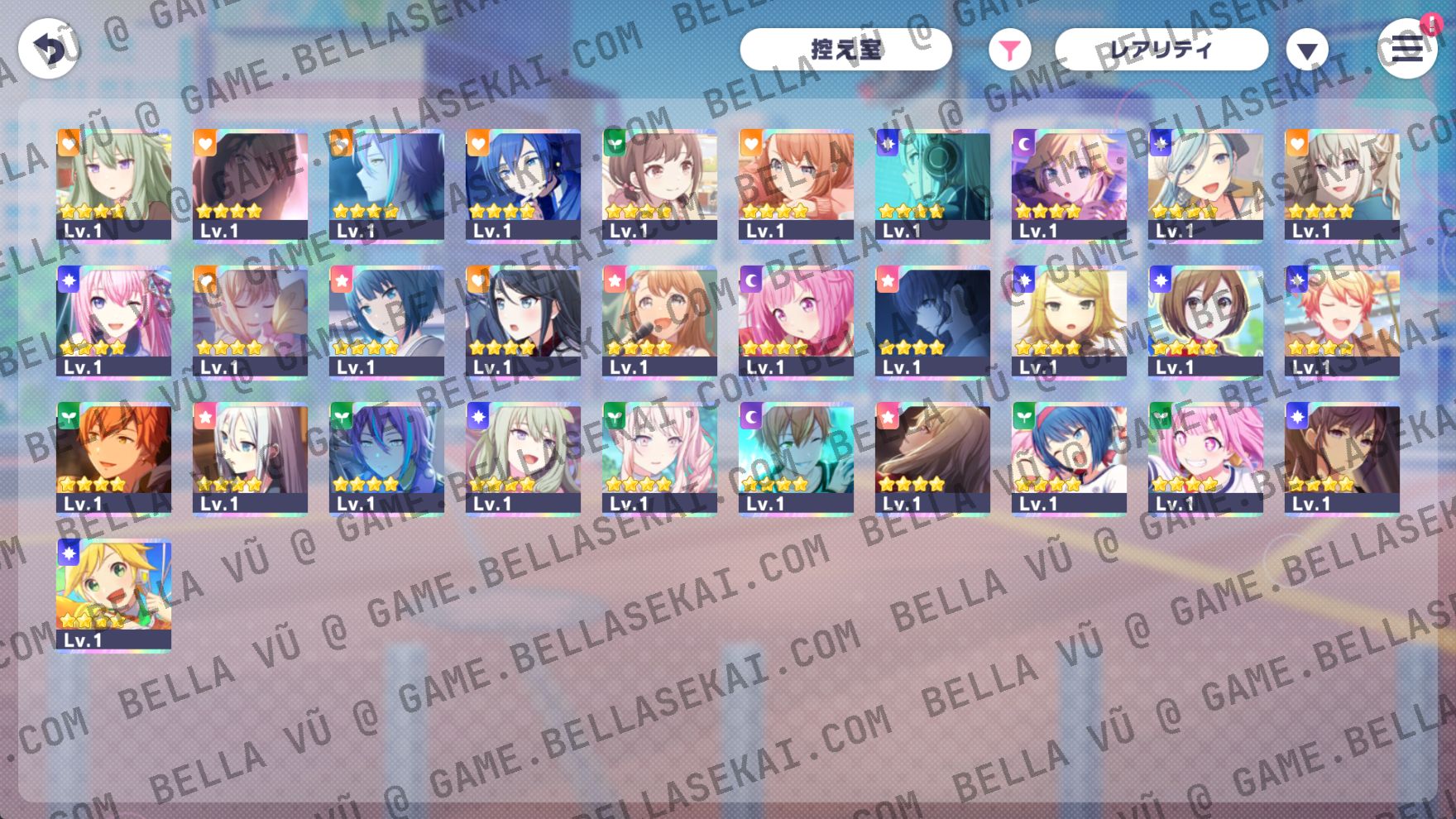 [JAPAN] Limited 4* No Crystals Project Sekai Starter Accounts - Image 1