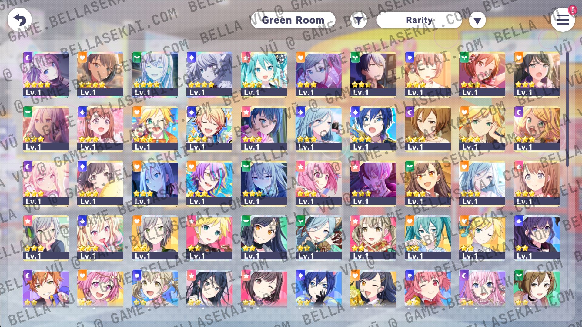 [GLOBAL] 90 000+ Crystals Project Sekai Reroll Starter Accounts - Image 1